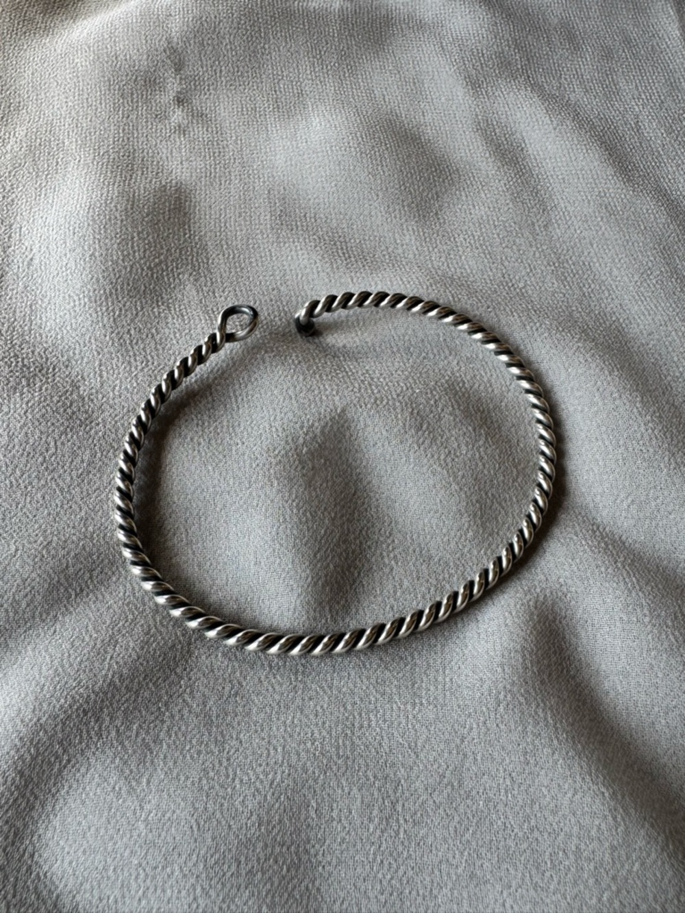 James Avery Twisted Sterling Silver Bracelet 925 - Picture 2 of 7